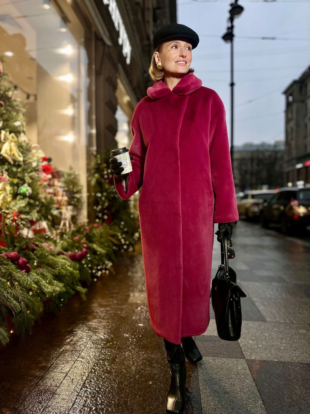 Шуба Wealth из искусственного эко меха от ANSE, Анемон цвет, размер S, M, L, XL, XXL, , .