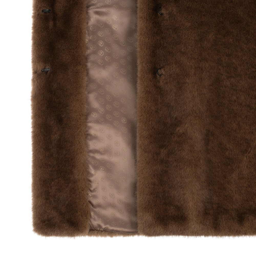 Шуба Ansé Limited 7.2 из искусственного эко меха от ANSE, Орех цвет, размер S, M, L, XL, XXL, , .