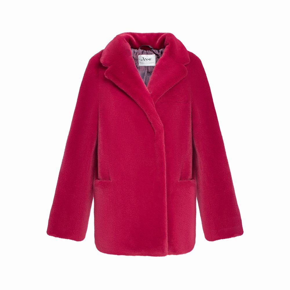 Пиджак Anemone из искусственного эко меха от ANSE, Анемон цвет, размер S, M, L, XL, XXL, , 100% акрил.