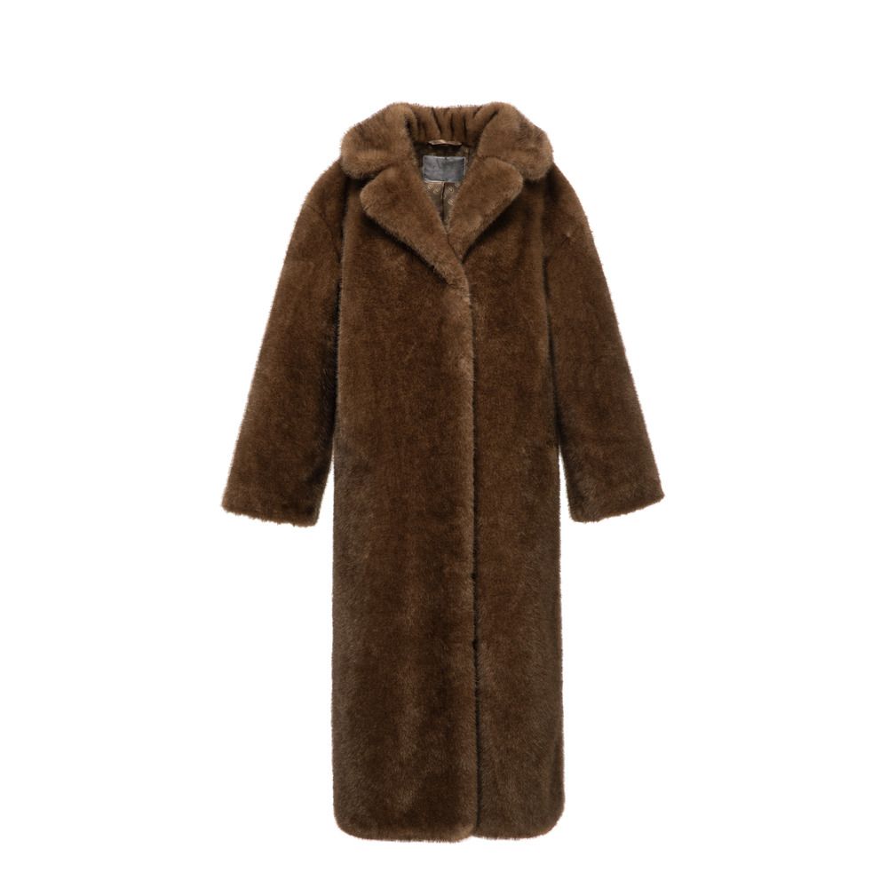 Шуба Ansé Limited 7.2 из искусственного эко меха от ANSE, Орех цвет, размер S, M, L, XL, XXL, , .