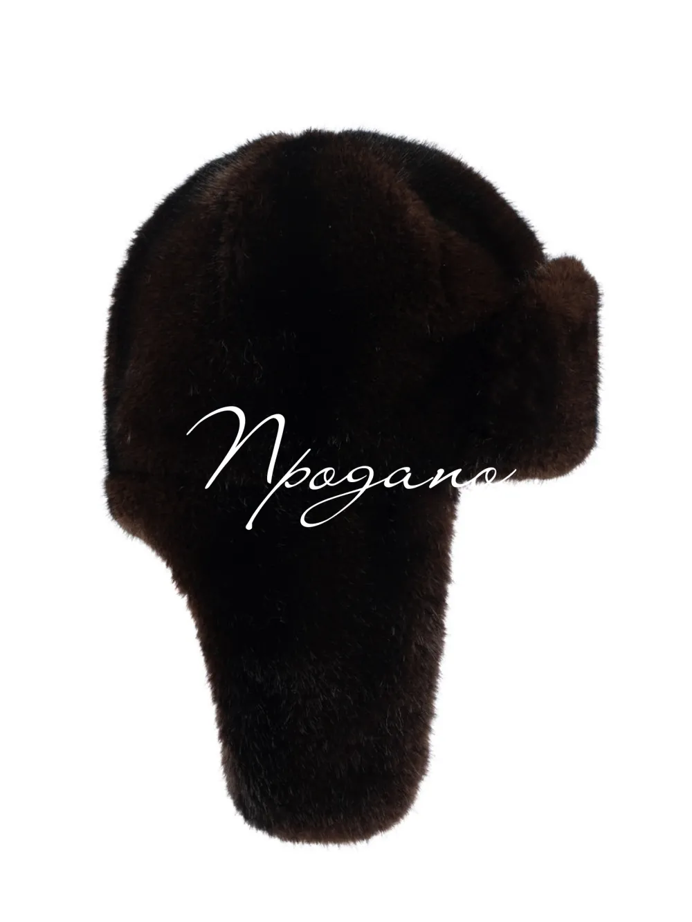 Шапка-ушанка из искусственного эко меха от ANSE,  цвет, размер , , .